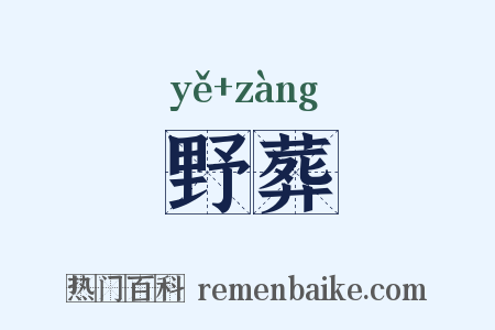 野葬是什么意思的图片